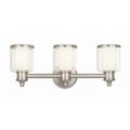 Middlebush Brushed Nickel Bath Vanity Light, 9 x 23.5 in. 40213-91